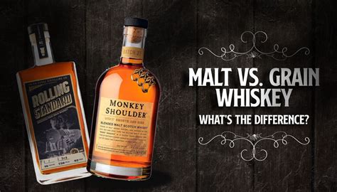 single malt vs grain whisky.